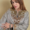 Hand embroidered Velvet Pheran with Woolen stole