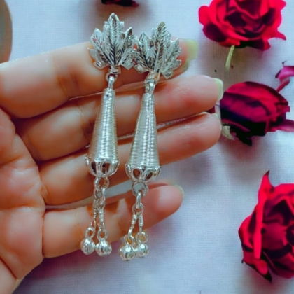 Traditional-Chinar-Earrings-hand-crafted-in-Hallmarked-Silver-scaled-